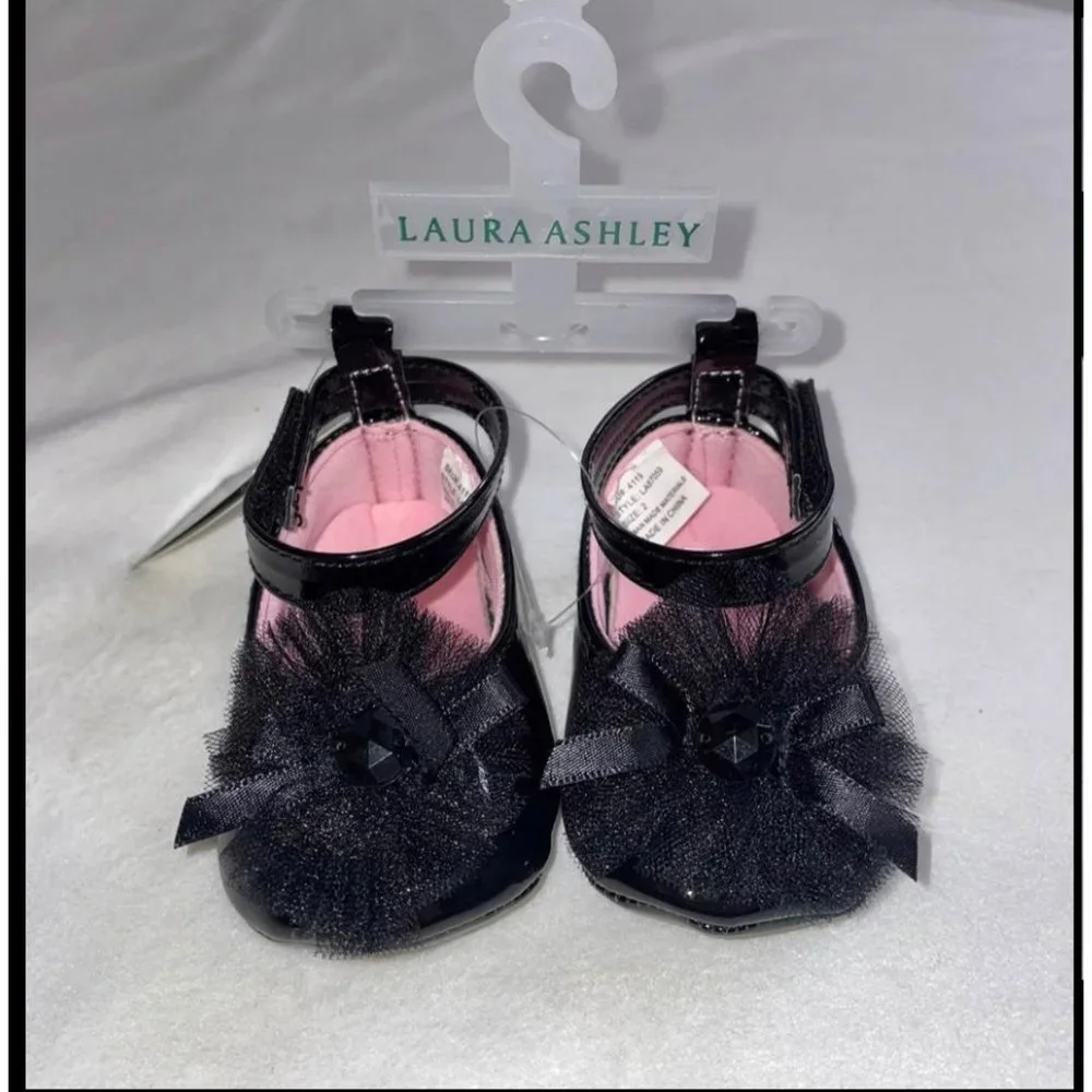 New Laura Ashley Infant Girls Dress Shoes Size 1